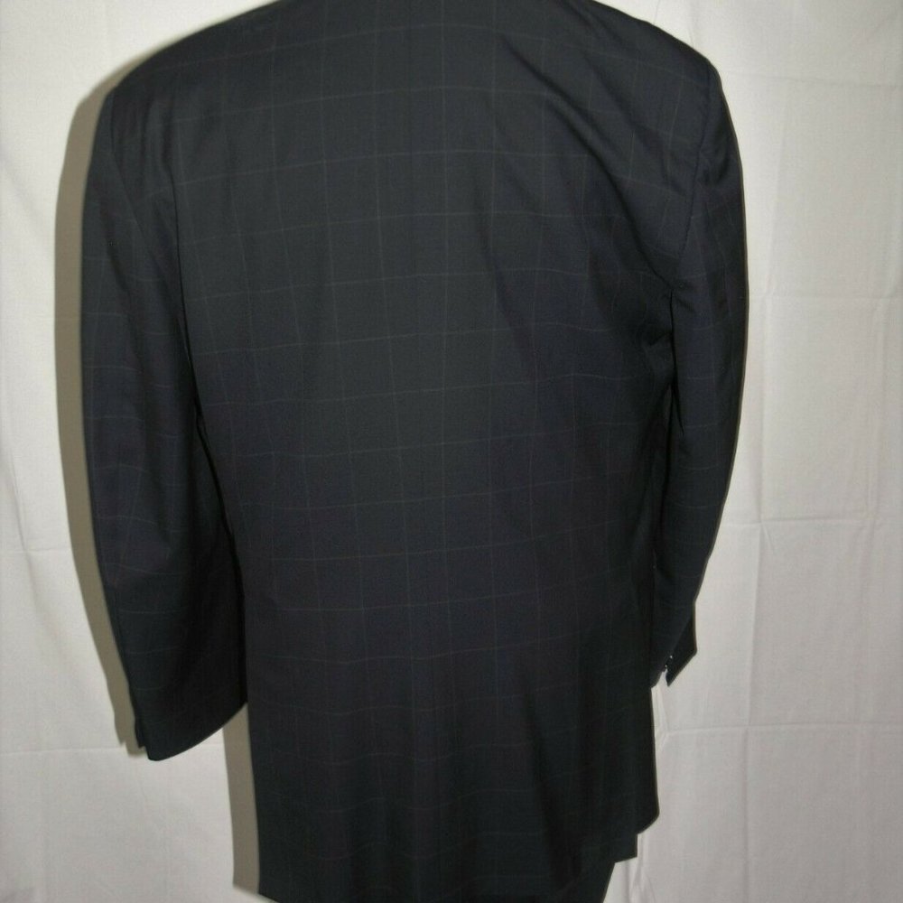 Mr. Ned Made To Measure Canvassed Navy Window Pan… - image 8